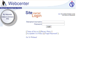 Tablet Screenshot of login.iwebcenters.com